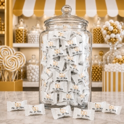 Mr and Mrs Wedding Buttermints - 108pcs